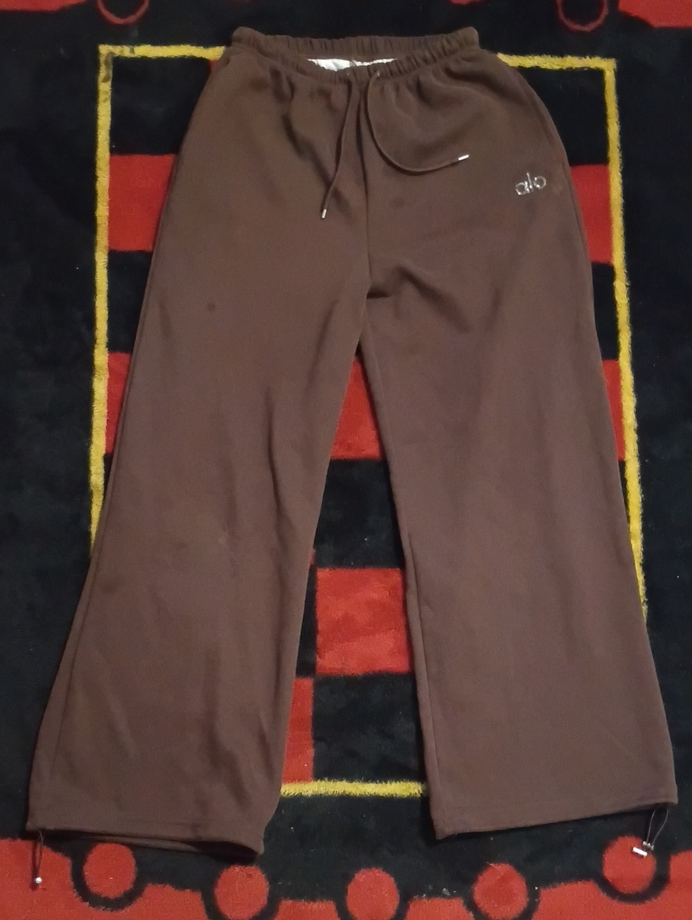 Alo Brown Drawstring Sweatpants